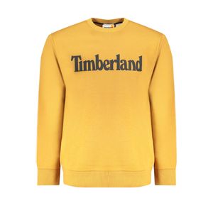 TIMBERLAND MEN'S BROWN ZIP-UP SWEATSHIRT