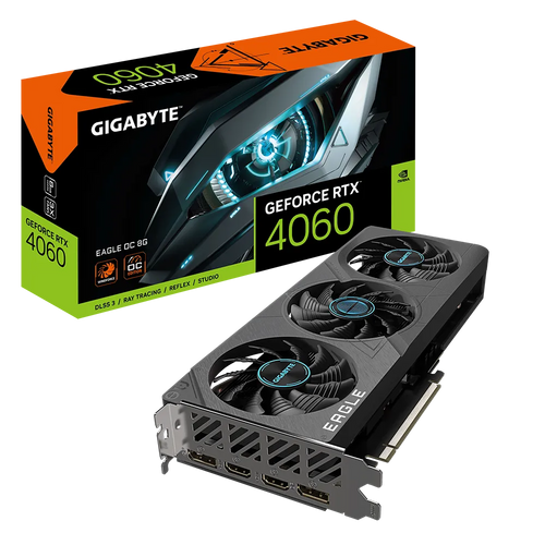 Gigabyte GF RTX4060 EAGLE OC, 8GB GDDR6 GV-N4060EAGLE OC-8GD slika 1