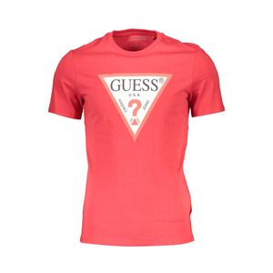 GUESS JEANS RED MAN SHORT SLEEVE T-SHIRT