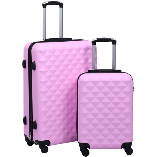 2-dijelni set čvrstih kovčega ružičasti ABS slika 19