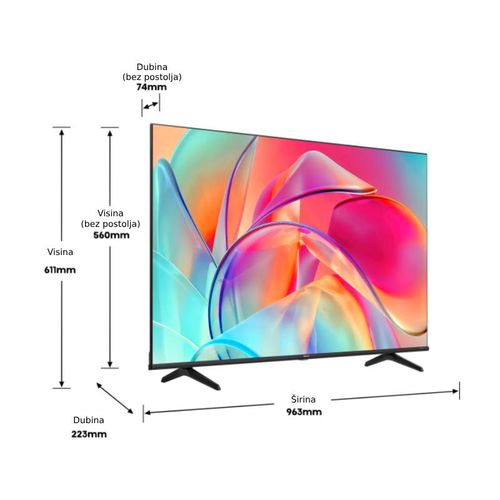 HISENSE 43 inča 43E7KQ QLED 4K UHD Smart TV slika 7