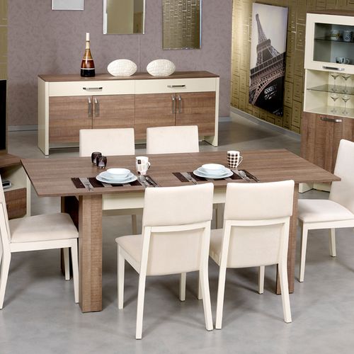 Bois - Dark Oak Dark Oak Extendable Dining Table slika 2