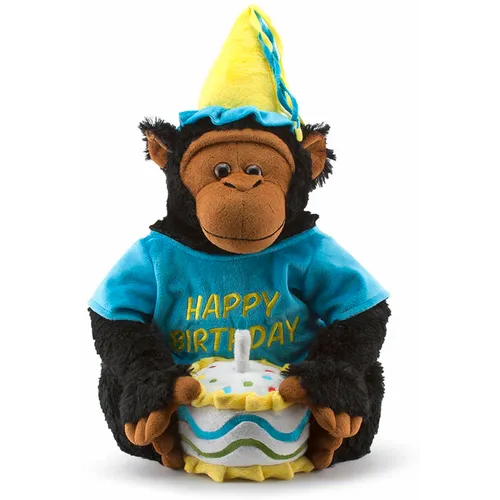 Plišani Majmun 50cm "Srećan Rođendan" slika 1