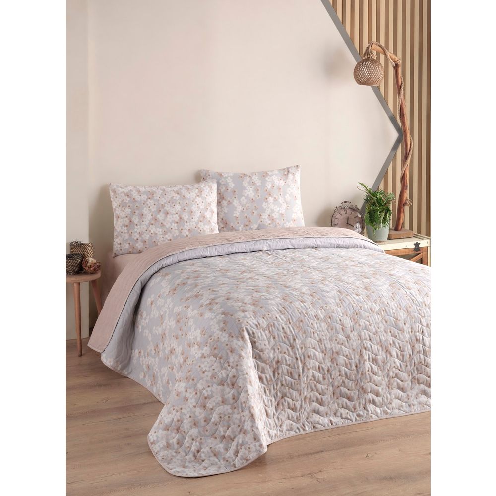 Piti Yaprak - Rose Dusty Rose Dvostruki Pokrivač za Krevet slika 1