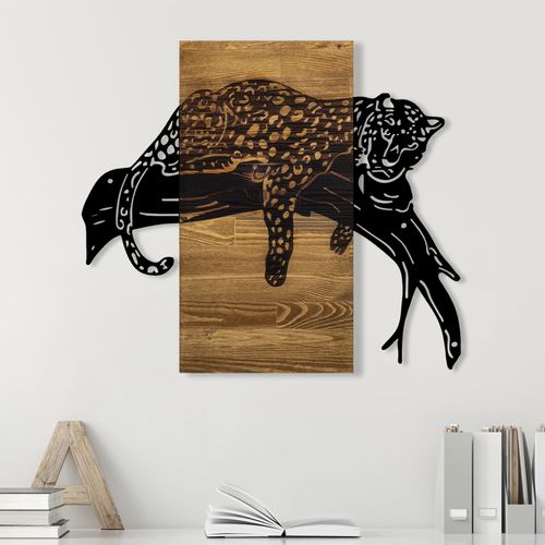 Leopard Walnut
Black Decorative Wooden Wall Accessory slika 1