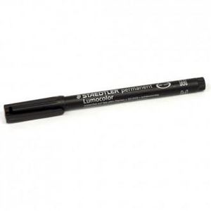 Flomaster Staedtler, permanent marker, Lumocolor 317, 1 mm, crni