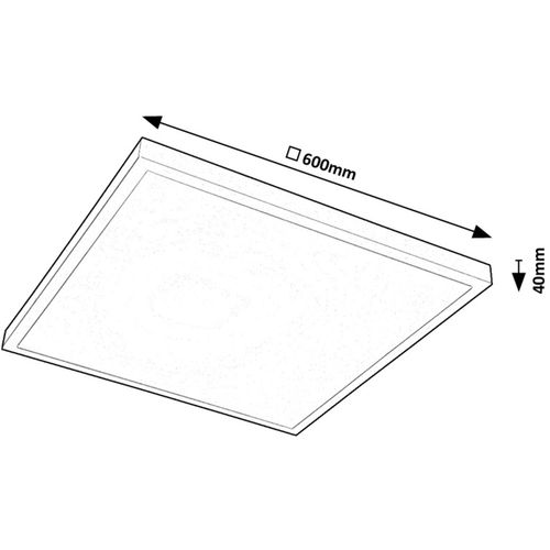 Rabalux Damek2 led plafonska lampa  71078 slika 3