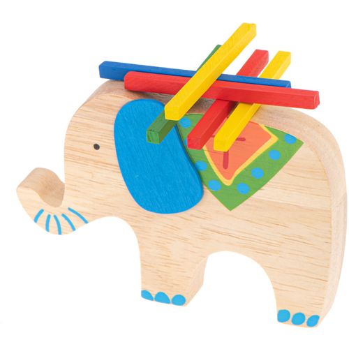 Igra slagalica balansiranje šarenih štapića na sloniću slika 5