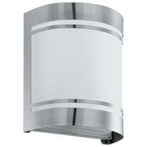 Eglo Cerno vanjska zidna/1, e27, inox/opal staklo, bijelo 