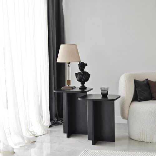 Blues - Black Black Side Table Set slika 2