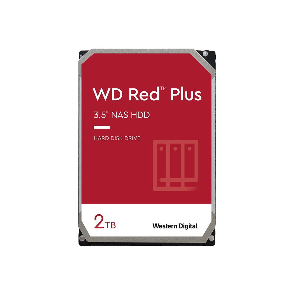 WD Red Plus 2TB SATA 6Gb/s 3.5i HDD WD20EFPX slika 1