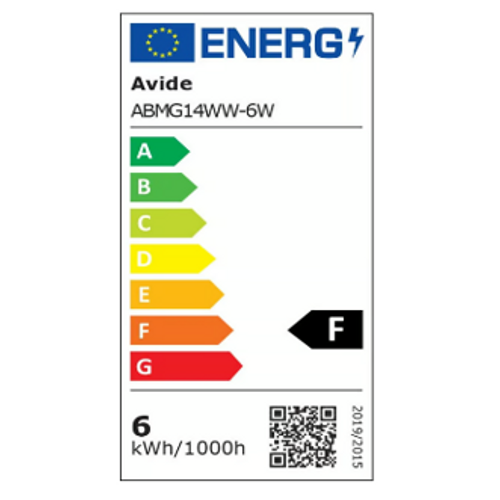 Avide LED mini sijalica E14 560lm G45 3K 6W slika 2