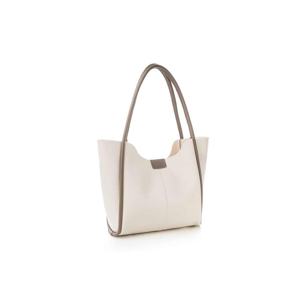 Elegantna Tote Torba Farina - Krem Boja slika 1