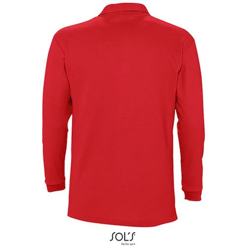 WINTER II muška polo majica sa dugim rukavima - Crvena, XL  slika 6