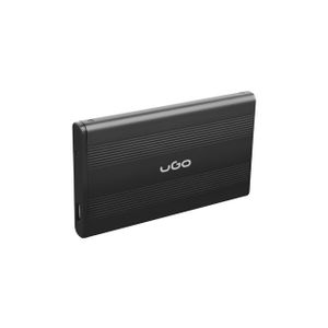 Natec UKZ-1003 UGO MARAPI S120, HDD/SSD External Enclosure 2.5",  SATA, USB2.0, Aluminium, Black