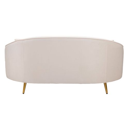 Mauro Ferretti Kauč SOFA 2 SEATERS OSLO WITH CUSHIONS CREAM cm 148X84X68 slika 4