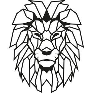 Wallity Metalna zidna dekoracija, Lion