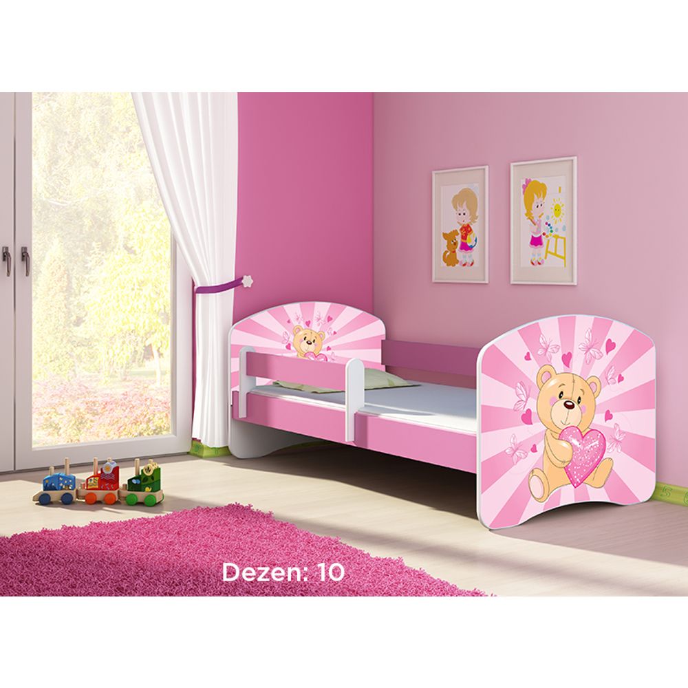 ACMA Dječiji krevet Acma II Pink - 180x80cm - Dezen 10 slika 2