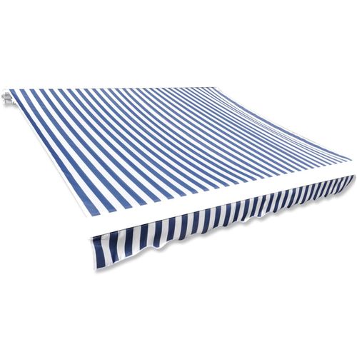 Platno za tendu plavo-bijelo 4 x 3 m (okvir nije uključen) slika 13