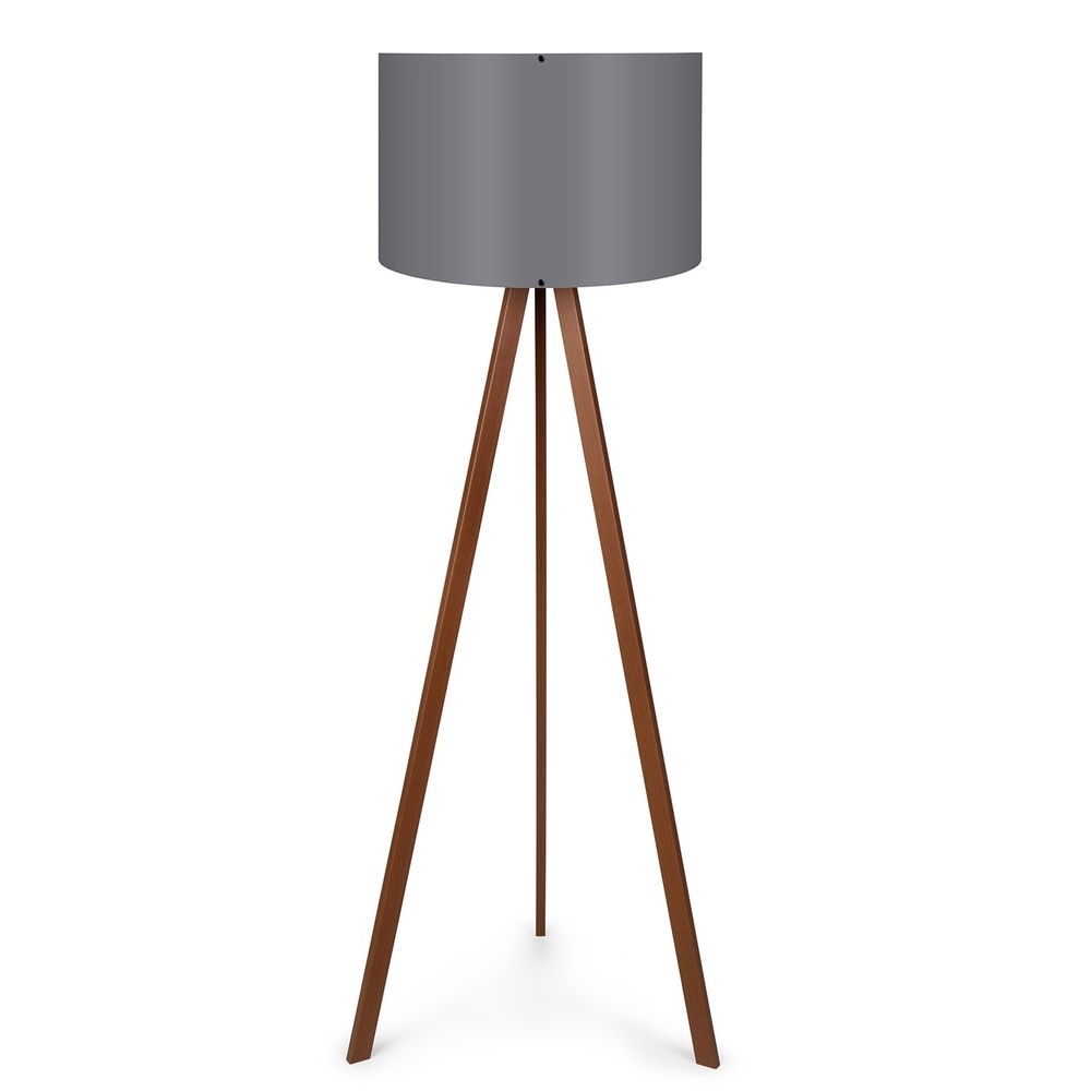Podna Lampa AYD-1809 - smeđa siva slika 2