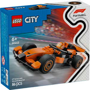 LEGO® CITY 60442 Vozač utrka F1® s trkaćim autom McLaren