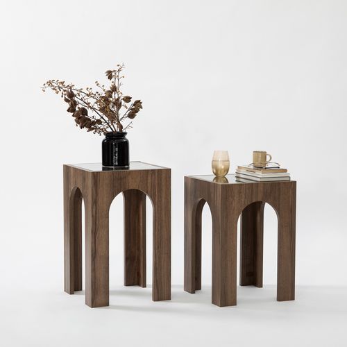 Seine 2 - Transparent, Walnut Transparent
Walnut Coffee Table Set slika 2