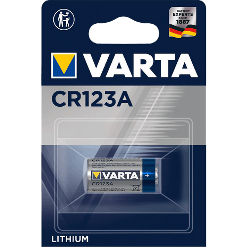 Varta Baterija litijska CR123A, 3V, blister pak. 1 kom slika 1