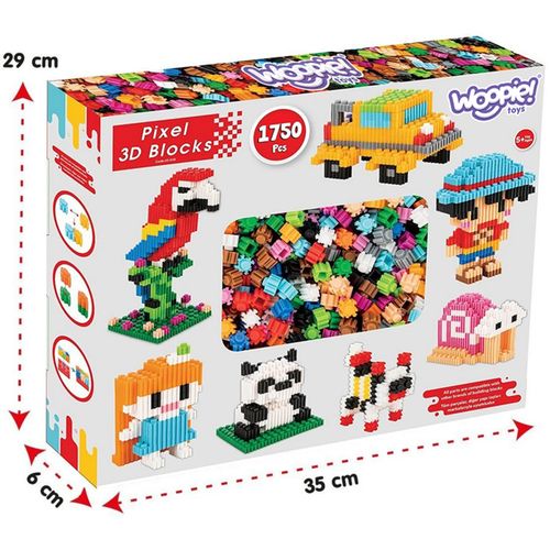 Woopie 3D pixele kocke 1750 el. slika 6