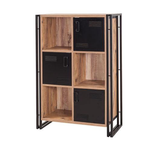 Cosmo Neva Atlantic PineBlack Bookshelf slika 4