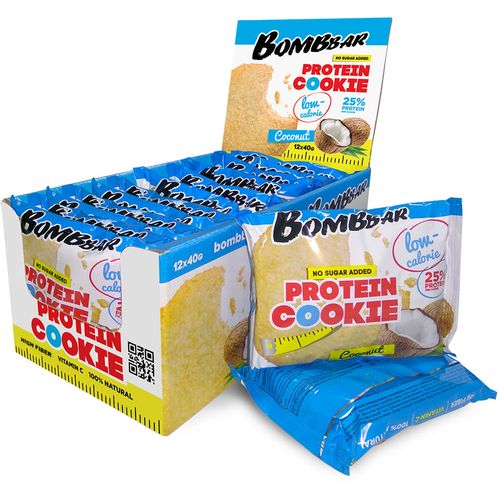 BOMBBAR Nisko-kalorični nepreliveni cookie, kokos 40g slika 1