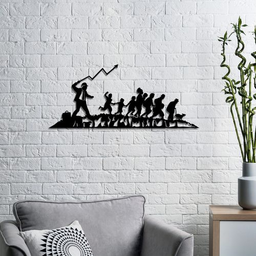 Wallity Metalna zidna dekoracija, Banksy - 5 slika 2