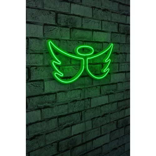 Wallity Ukrasna plastična LED rasvjeta, Angel - Green slika 1