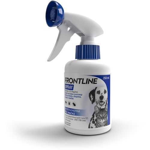 FRONTLINE SPRAY 250 ml, sprej za kožu, otopina za pse i mačke slika 2