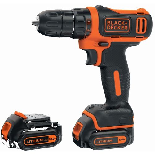 Black&Decker akumulatorska bušilica/odvijač 10,8 V 1,5 Ah BDCDD12B slika 1