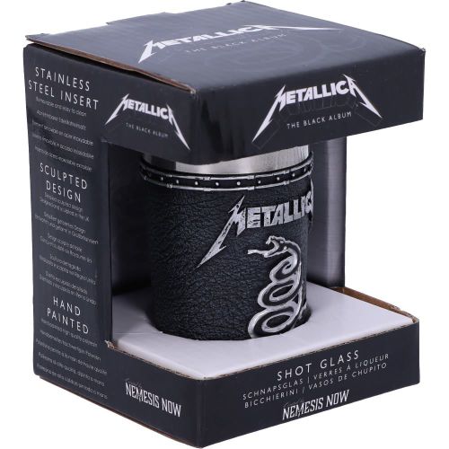 Nemesis Now Metallica - The Black Album Čašica za Rakiju 7.5cm slika 4