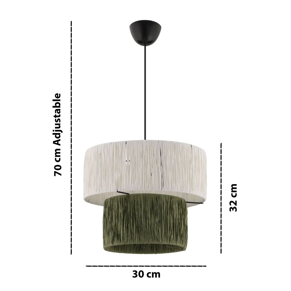 Luster Kat – Boje: zelena, bijela, crna slika 3