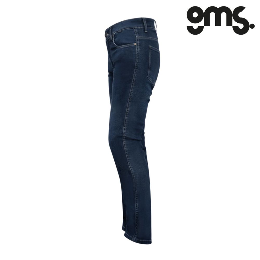 Ženske pantalone - hlače - farmerke za motor GMS Rattle Lady - plave vel.30/30 slika 2