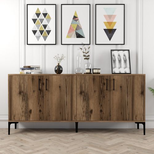 Woody Fashion Komoda, Kiev - Walnut slika 1