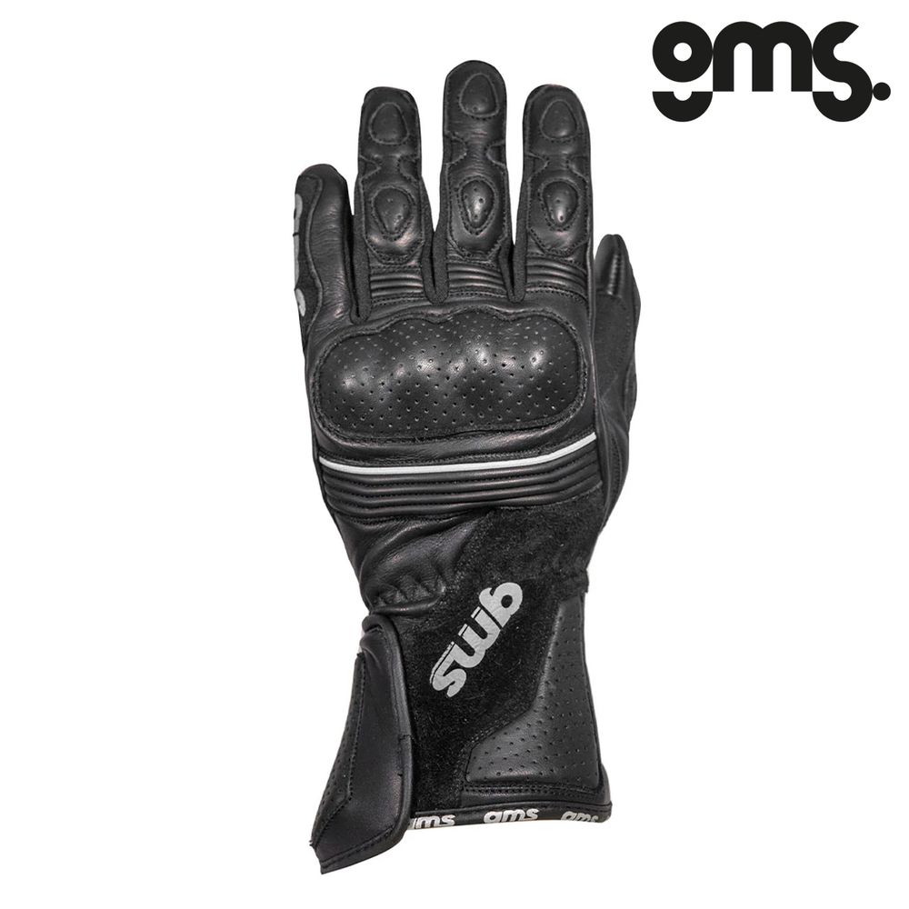 Rukavice za motor GMS Strike - Crne vel.S slika 1
