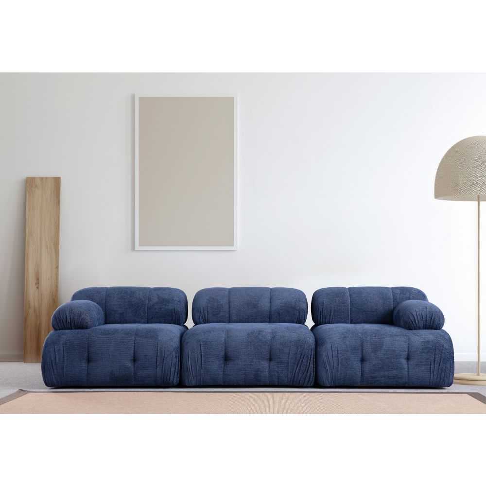 Petite 3 - Noćna Plava Sofa za Tri Osobe slika 1