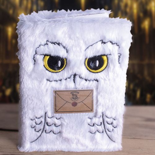 Harry Potter Hedwig A5 plush notebook slika 1