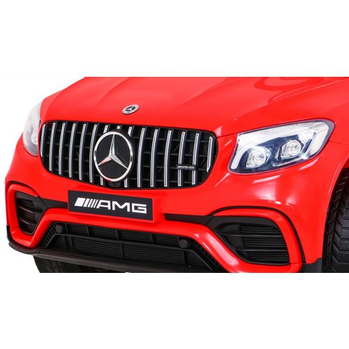 Licencirani auto na akumultor Mercedes Benz GLC63S 4x4- crvena slika 10