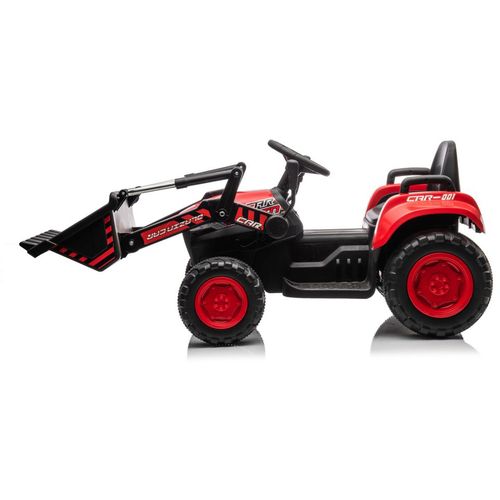 Traktor s utovarivačem BLAZIN crveni - traktor na akumulator slika 4