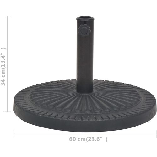 Stalak za Suncobran od Smole Okrugli Crni 29 kg slika 55