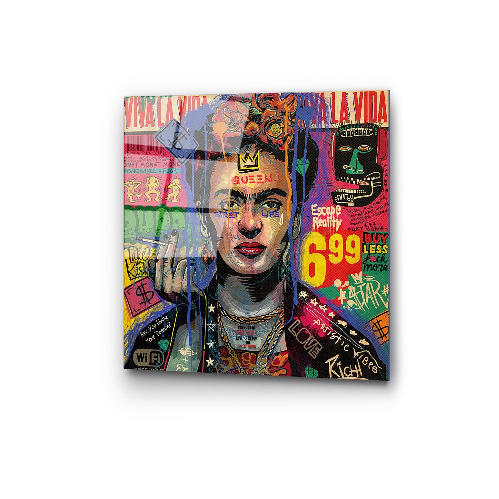 UV-814 - Dekorativna Slika na Kaljenom Staklu, 50 x 50 cm, Višebojna slika 4
