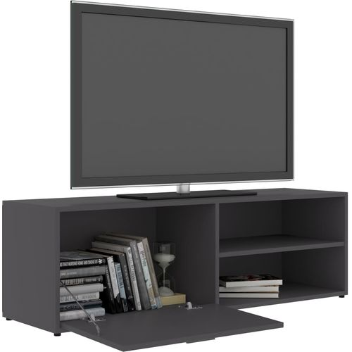 TV ormarić sivi 120 x 34 x 37 cm od iverice slika 14