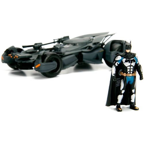DC Comics Justice League Batmobil metalni auto i figura slika 4