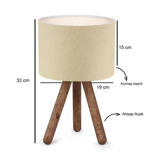 Opviq AYD-2940 Beige Table Lamp slika 3