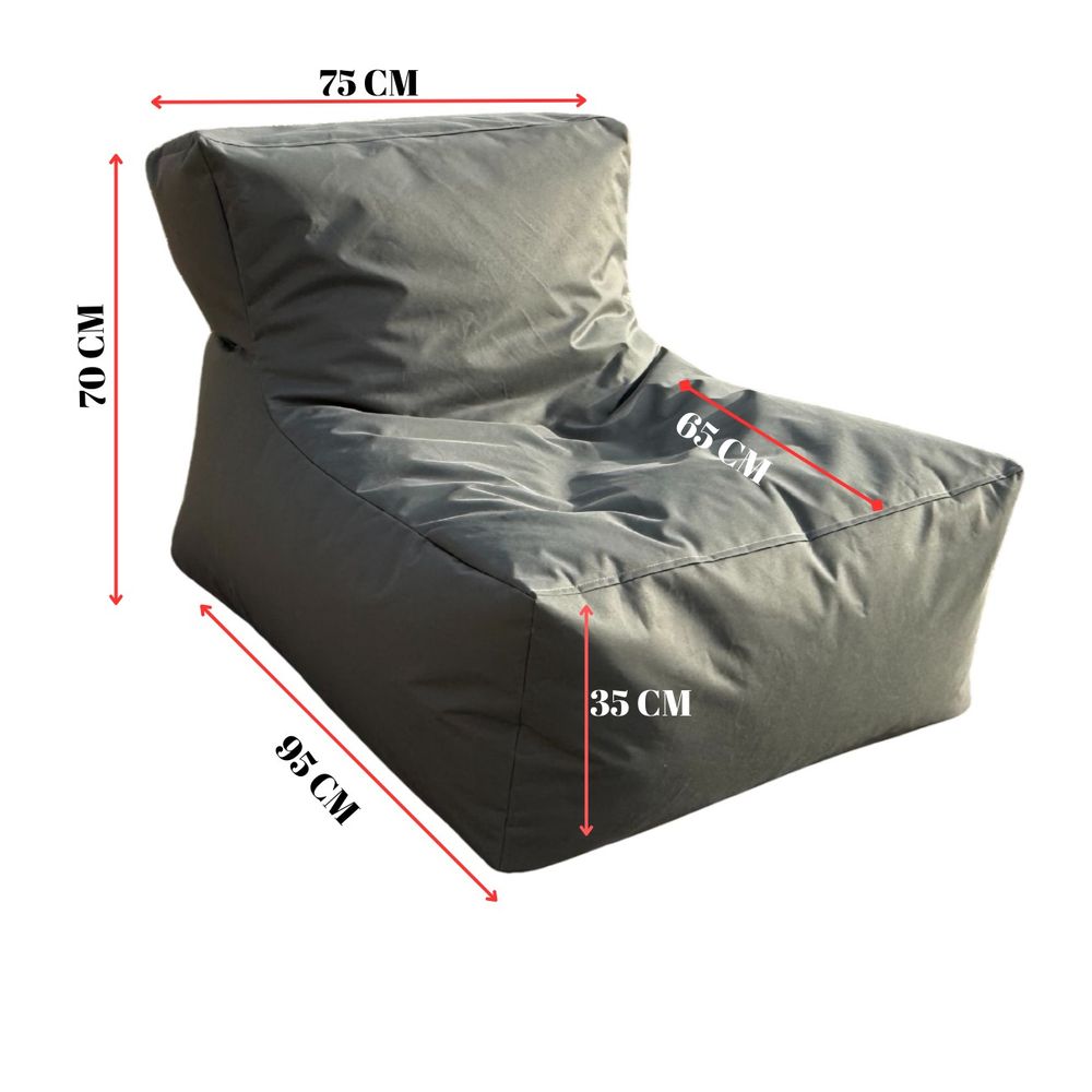 XXL Sedir - Plavi Bean Bag slika 5
