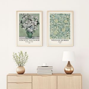 Huhu271 - Dekorativna Slika u Okviru od MDF-a, 50 x 70 cm, Višebojna (2 komada)